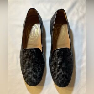 Stubbs and Wootton       Woven Raffia Slippers  size 8 pair of shoes